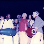 ISKCON Boston devotees chant Hare Krishna